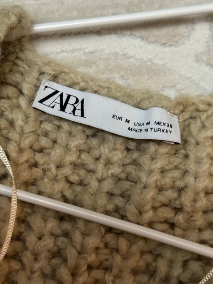 Bohem Tarz Çizgili Örgü Kadın Kazak - Görsel 3