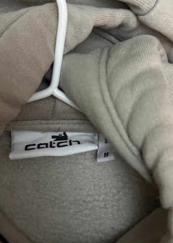 Gri Kapüşonlu Kadın Sweatshirt - Görsel 4