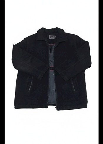 Zarif Siyah Fermuarlı Erkek Ceket/Kaban - Görsel 2