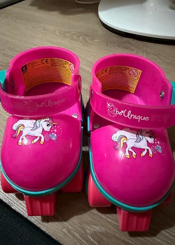 Kız Çocuk Pembe Baskılı Kaydıraklı Bot - Görsel 2