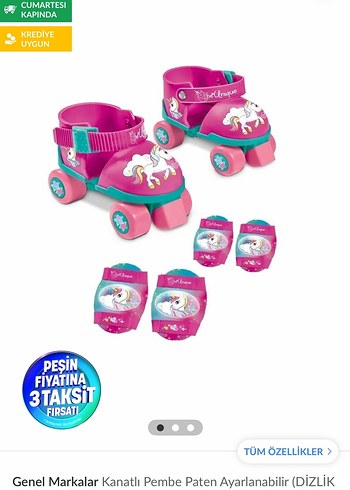 Kız Çocuk Pembe Baskılı Kaydıraklı Bot - Görsel 5