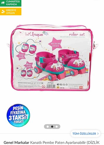 Kız Çocuk Pembe Baskılı Kaydıraklı Bot - Görsel 6