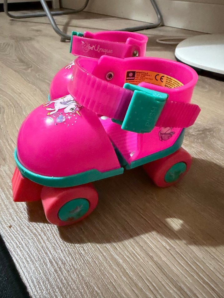 Kız Çocuk Pembe Baskılı Kaydıraklı Bot - Görsel 3