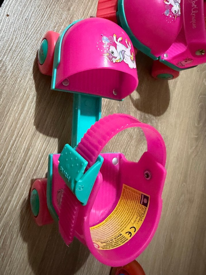 Kız Çocuk Pembe Baskılı Kaydıraklı Bot - Görsel 4