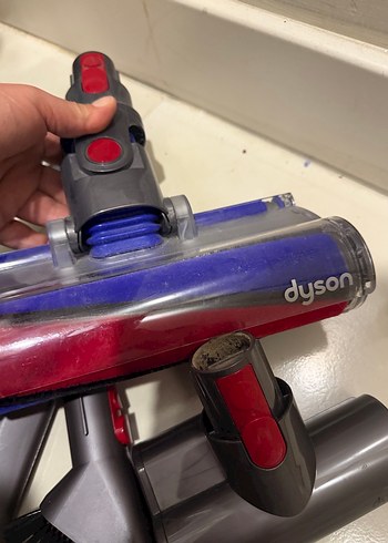 Kırmızı Elektrikli Süpürge Başlık Seti - Görsel 4