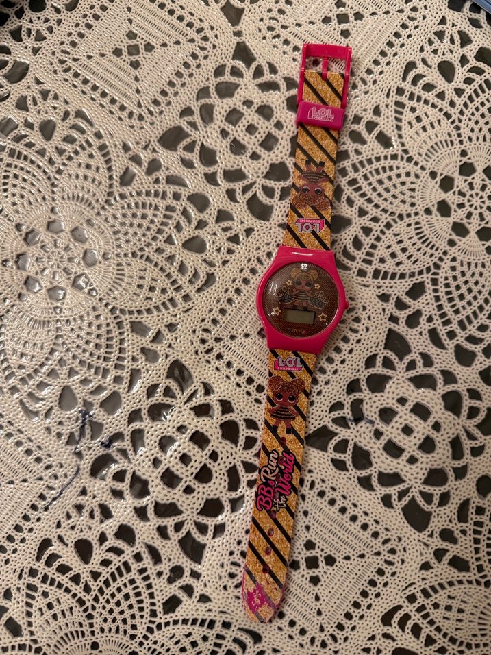 Renkli Pembe Tokalı Kadın Saati - Görsel 3