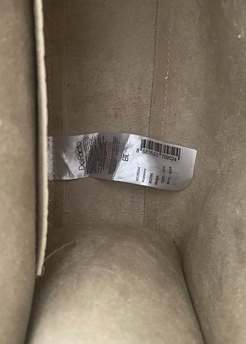 Bej Deri Yılan Desenli Kadın Çanta - Görsel 7