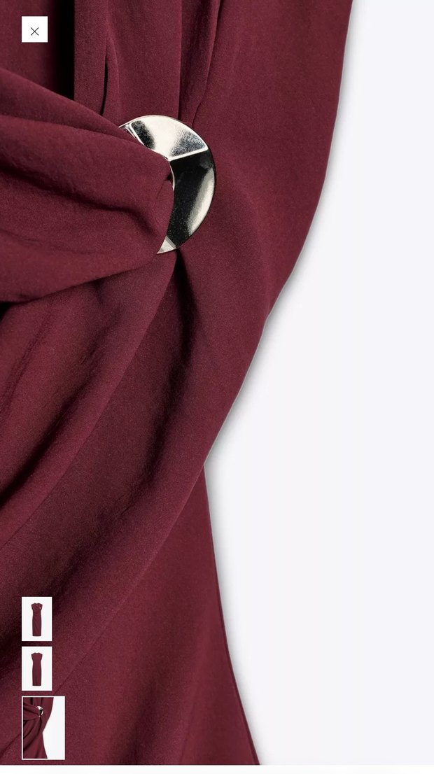 Zara orjinal midi elbise - Görsel 3