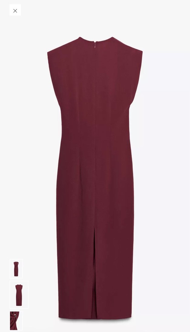 Zara orjinal midi elbise - Görsel 2