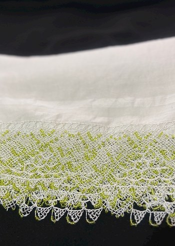 İğne oyası tülbent - Görsel 2