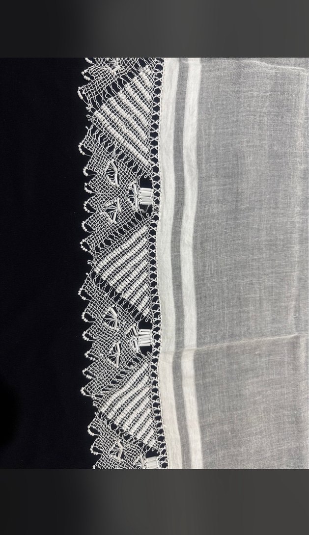 İğne oyası tülbent - Görsel 4