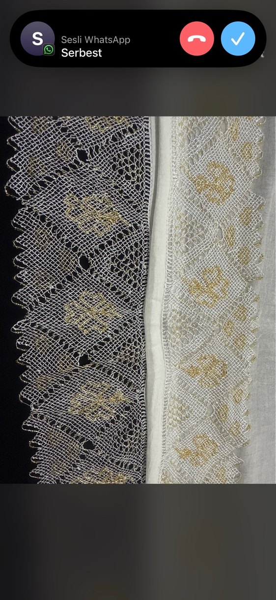 İğne oyası tülbent - Görsel 2