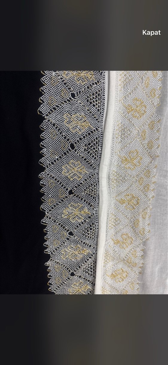 İğne oyası tülbent - Görsel 3