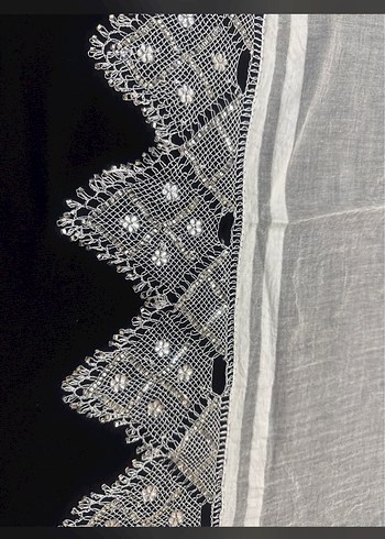 İğne oyası tülbent - Görsel 5