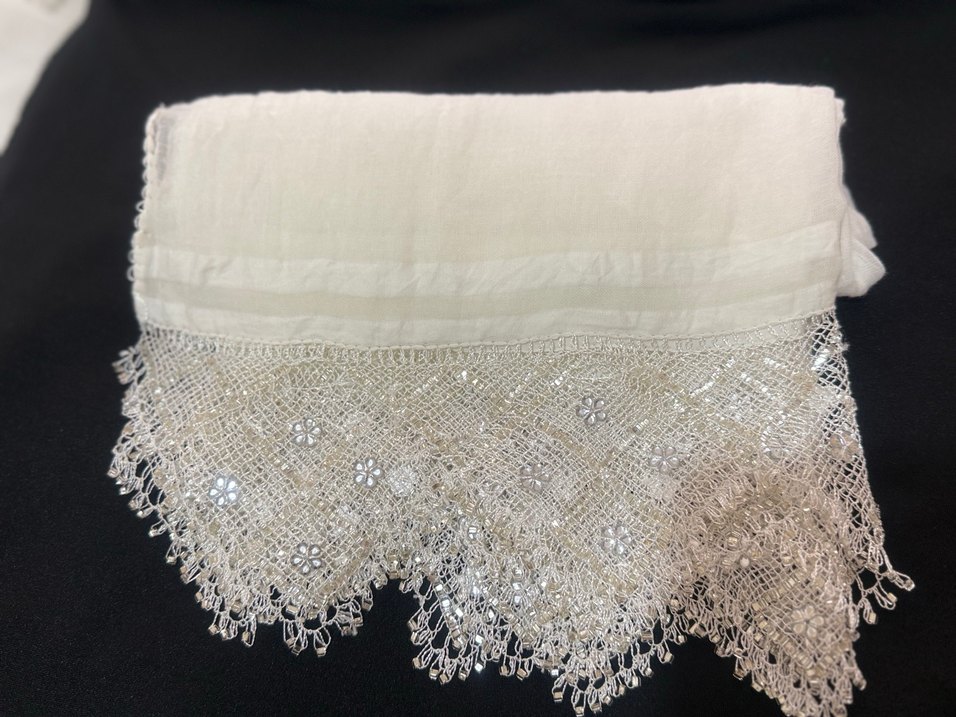 İğne oyası tülbent - Görsel 3