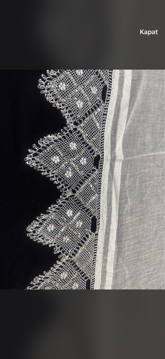 İğne oyası tülbent - Görsel 5