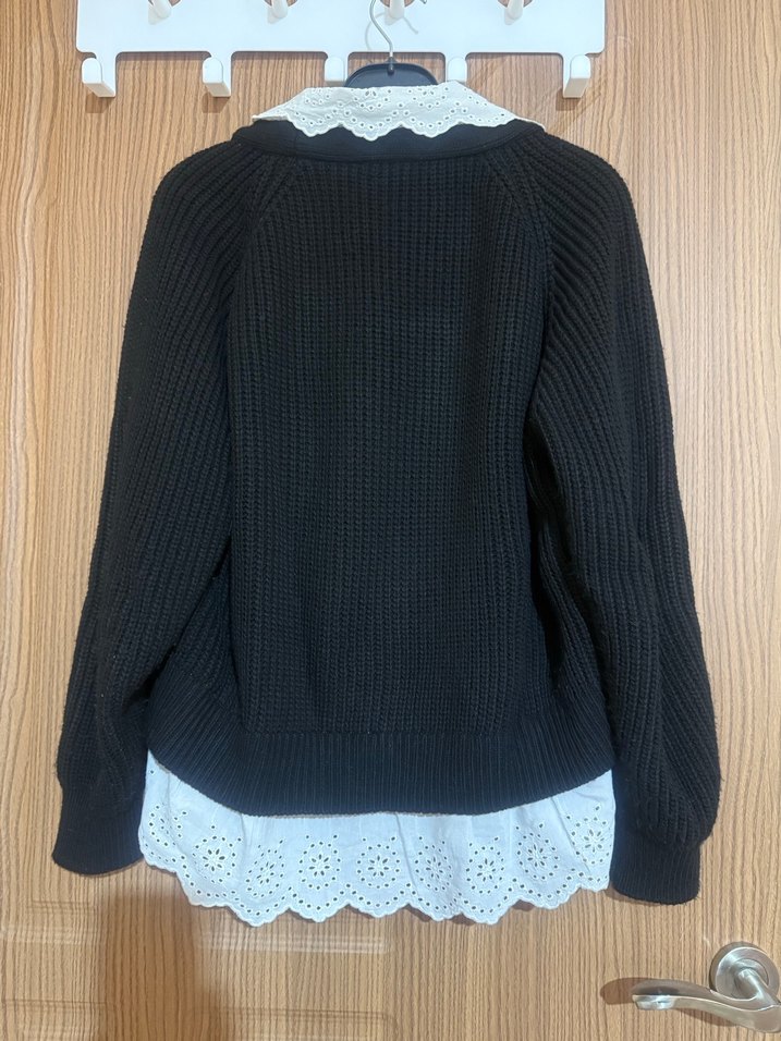 Triko gömlek detaylı bluz - Görsel 2