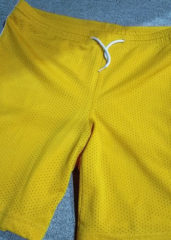 Erkekler için  vintage Beyaz Bağcıklı yazlık şort - Görsel 2