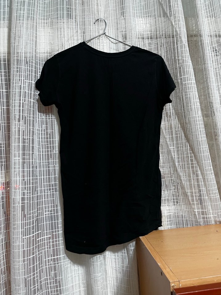 Kız Çocuk Siyah Pikachu Baskılı Tişört - Görsel 2