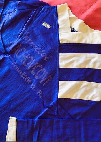 Erkek Mavi Uzun Kollu Vintage Forma - Görsel 6