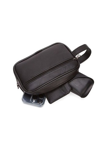 Erkek El Çantası Hakiki Deri - Görsel 5