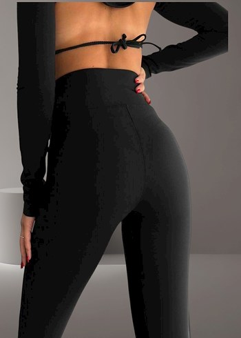 Zara Yüksel Bel Likralı Tayt - Görsel 3