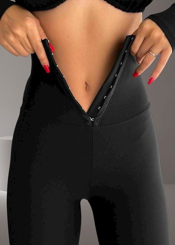 Zara Yüksel Bel Likralı Tayt - Görsel 2