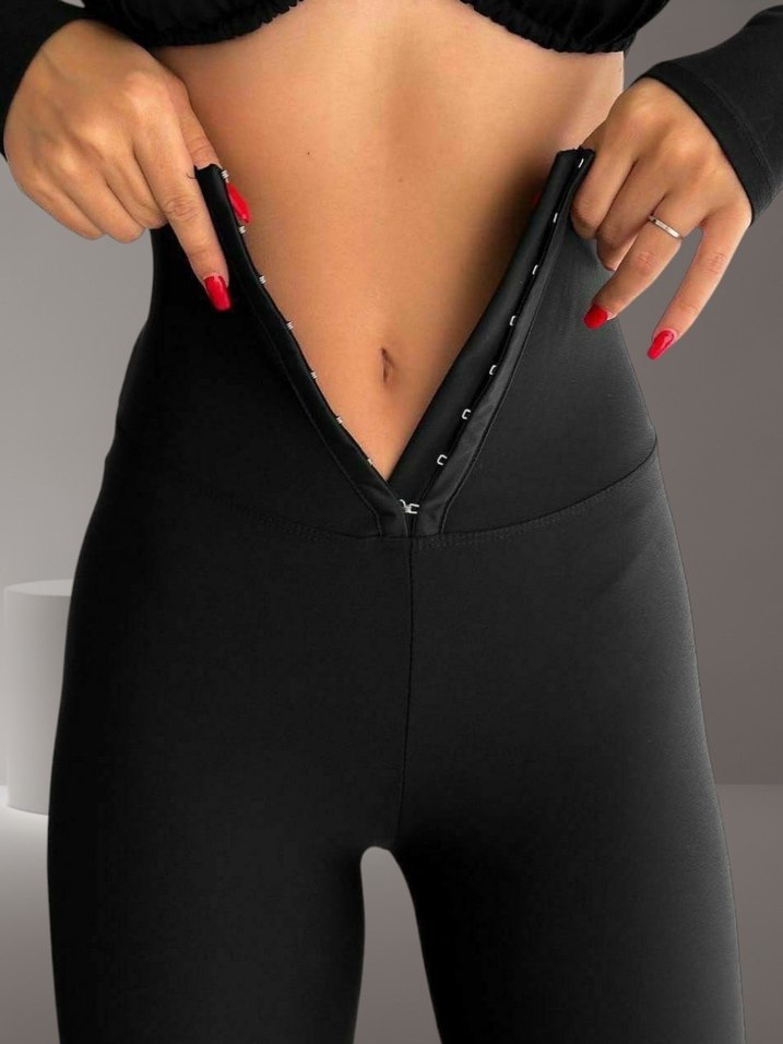 Zara Yüksel Bel Likralı Tayt - Görsel 2