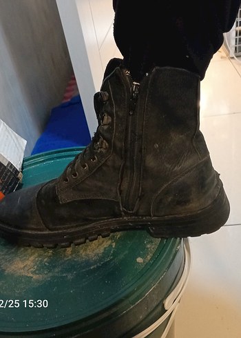 Siyah Tokalı Erkek Kauçuk Bot - Görsel 2