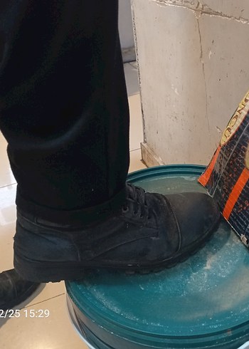 Siyah Tokalı Erkek Kauçuk Bot - Görsel 4