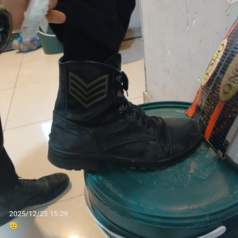 Siyah Tokalı Erkek Kauçuk Bot - Görsel 3