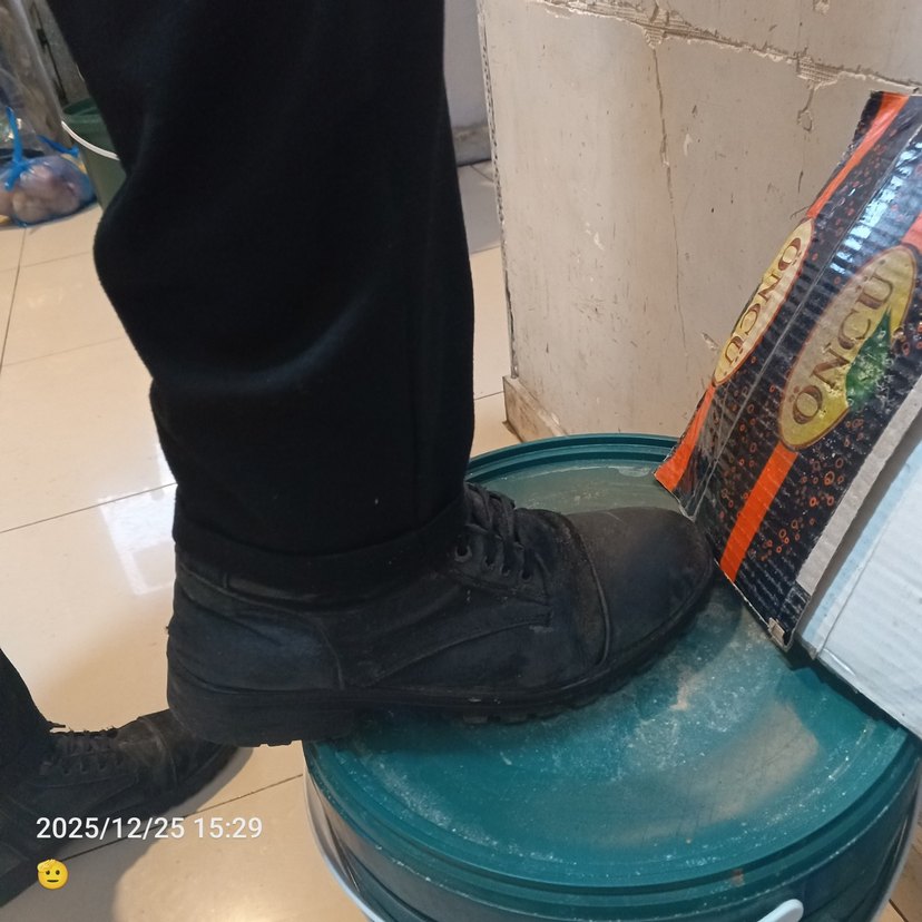 Siyah Tokalı Erkek Kauçuk Bot - Görsel 4