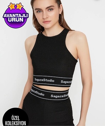 Sagaza Madrid Sagaza crop bustiyer