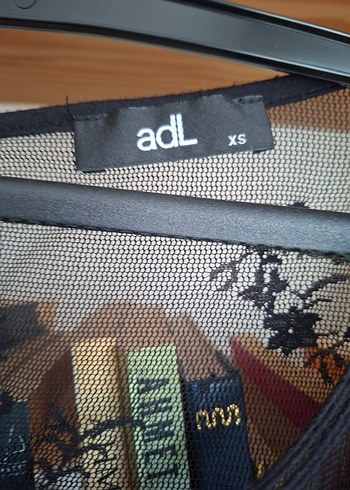 Dantel Detaylı Siyah Midi Goth Elbise - Görsel 4