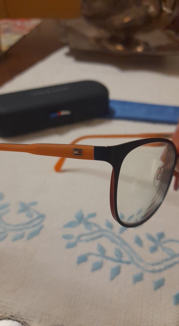 Tommy Hilfiger Lacivert Elastik Kadın Gözlüğü - Görsel 3