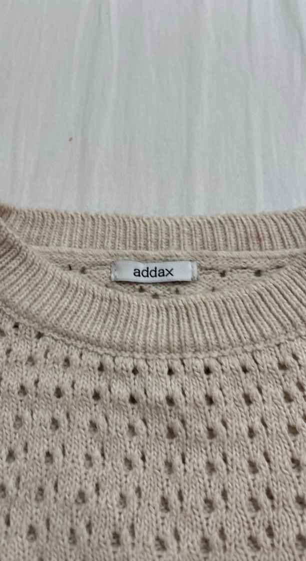 Bej Örgü Kadın Kazak - Görsel 3