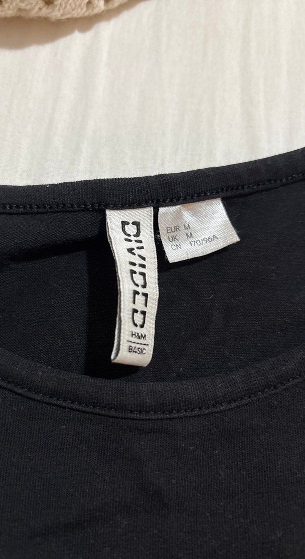 Siyah Crop Top Uzun Kollu Basic - Görsel 2