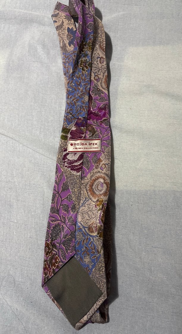 Bohem Çok Renkli Desenli Erkek Kravat - Görsel 2