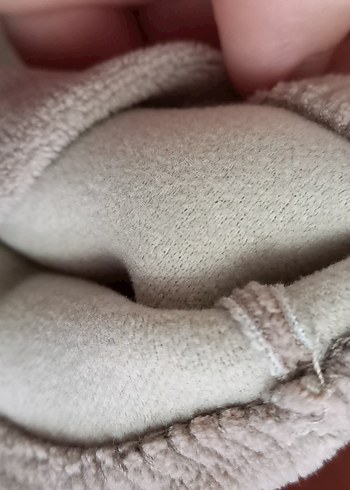 Bej Kadın Eldiveni, Kürk Detaylı, S/M - Görsel 4