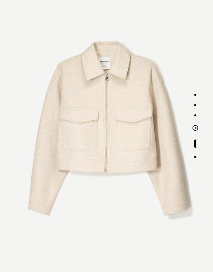 Bershka Bej Kısa Ceket - Görsel 2