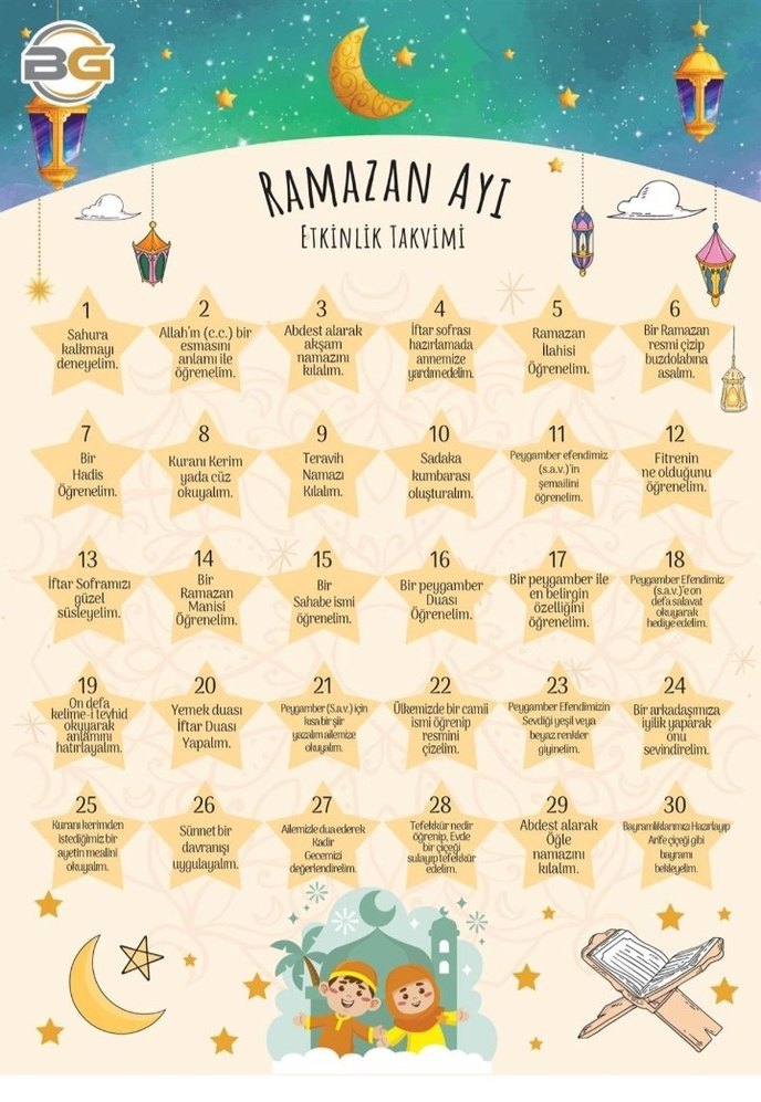 Ramazan etkinlik takvimi ve banner - Görsel 4