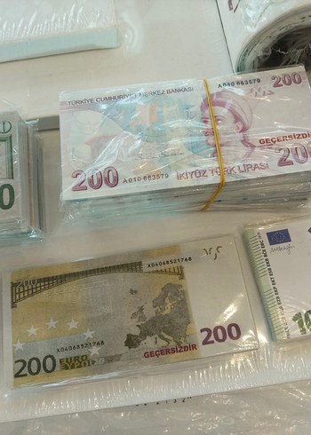 Beyaz Hediye Paketi İçinde Sahte Para 50 li deste - Görsel 3