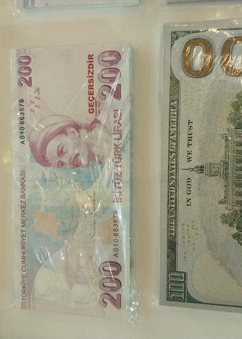 Beyaz Hediye Paketi İçinde Sahte Para 50 li deste - Görsel 2