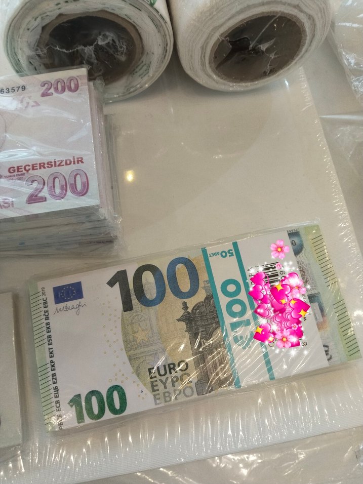 Beyaz Hediye Paketi İçinde Sahte Para 50 li deste - Görsel 4