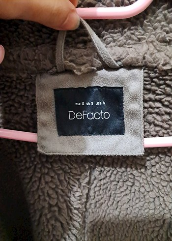 Gri  Kadın Süet Kürk Detaylı Ceket - Görsel 3