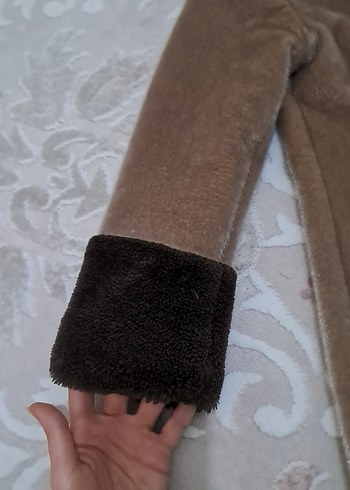 Kahverengi Kürk Detaylı Kız çocuk Kabanı - Görsel 2