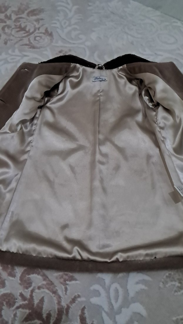 Kahverengi Kürk Detaylı Kız çocuk Kabanı - Görsel 5