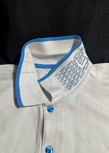 Düğmeli Beyaz Erkek Polo Tişört - Görsel 3