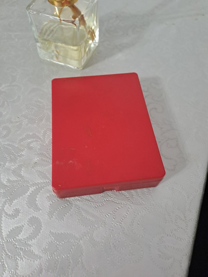 Kırmızı Makyaj Fırçası Seti ve Aynası - Görsel 2