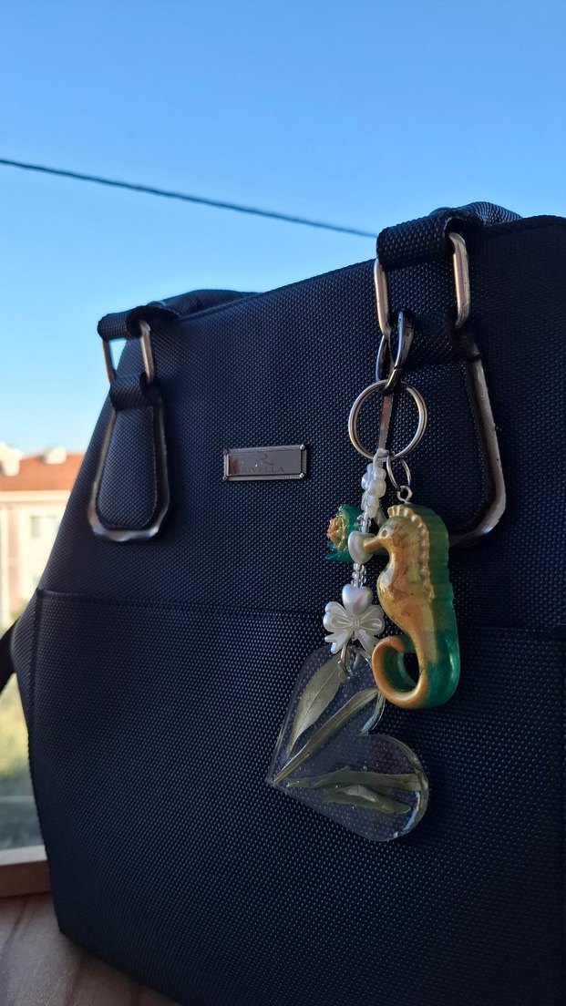 Boncuklu Denizatı Anahtarlık - Görsel 3